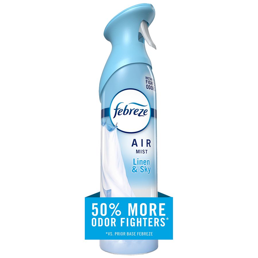 Febreze Air Mist, Air Freshener Spray, Odor Fighting Room Spray Linen & Sky