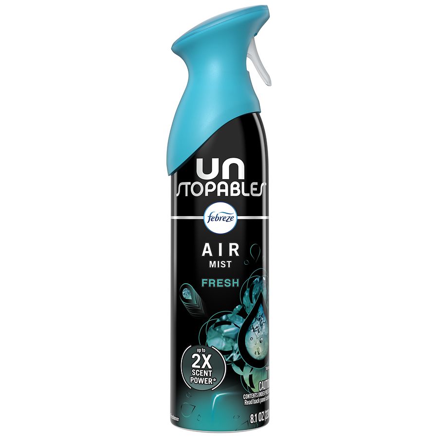 Febreze Air Mist Air Freshener Spray Unstopables Fresh