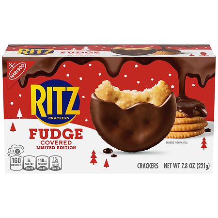 Ritz Fudge Covered Holiday Crackers, Limited Edition