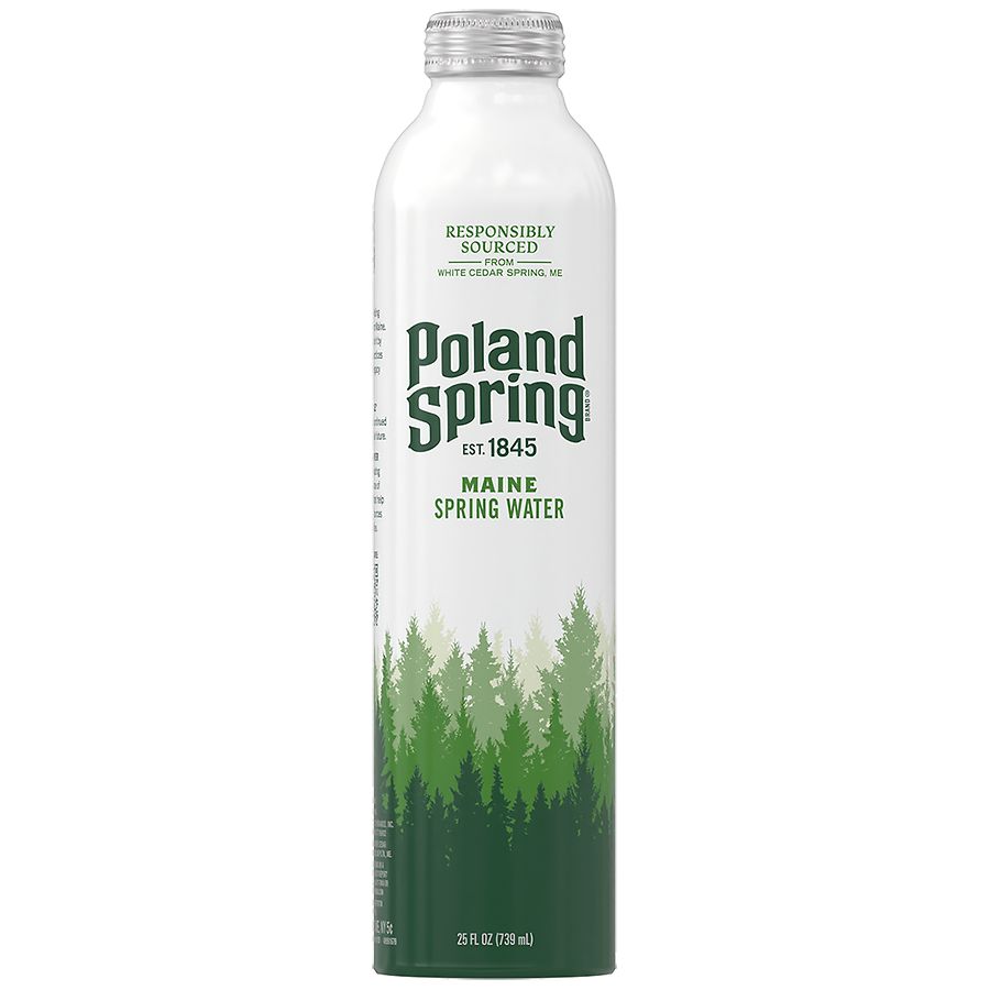 Poland Spring Maine Water Aluminum Bottle