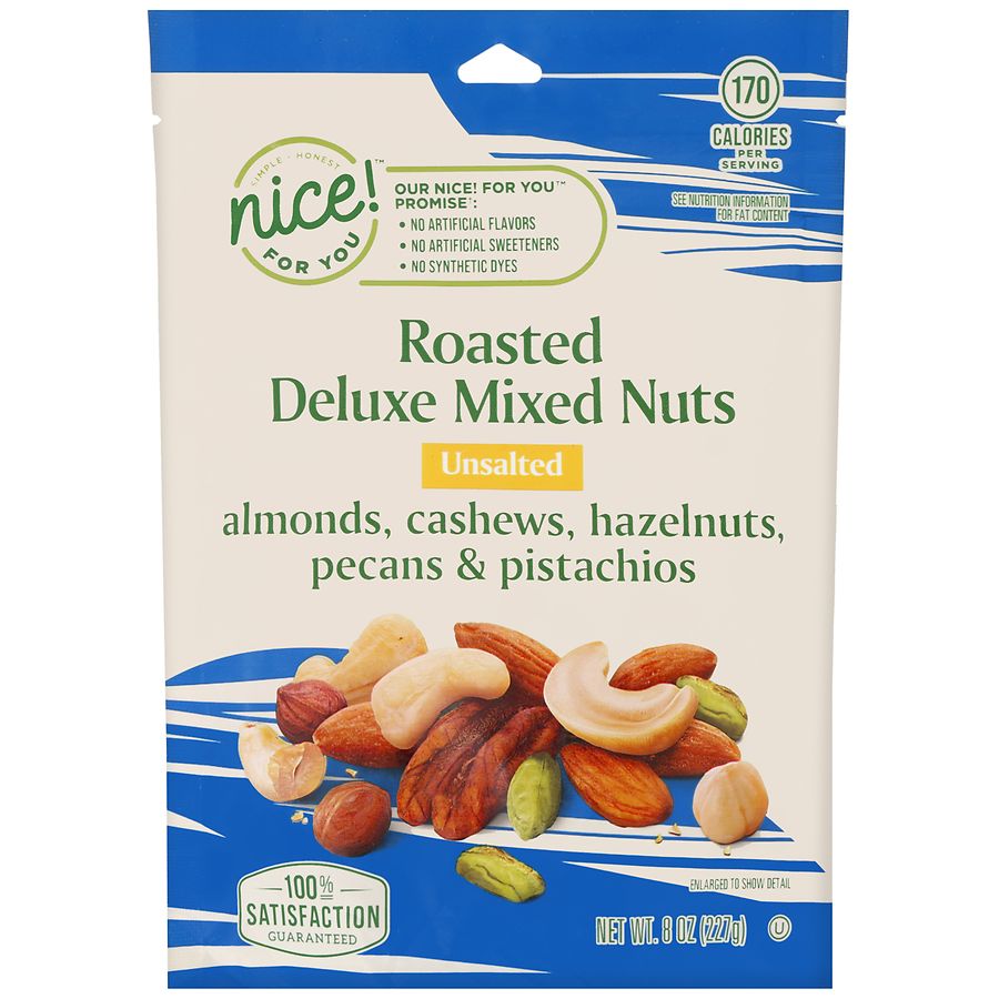 Nice! For You NICE! UNSLTED DELX MXD NUT 8OZ