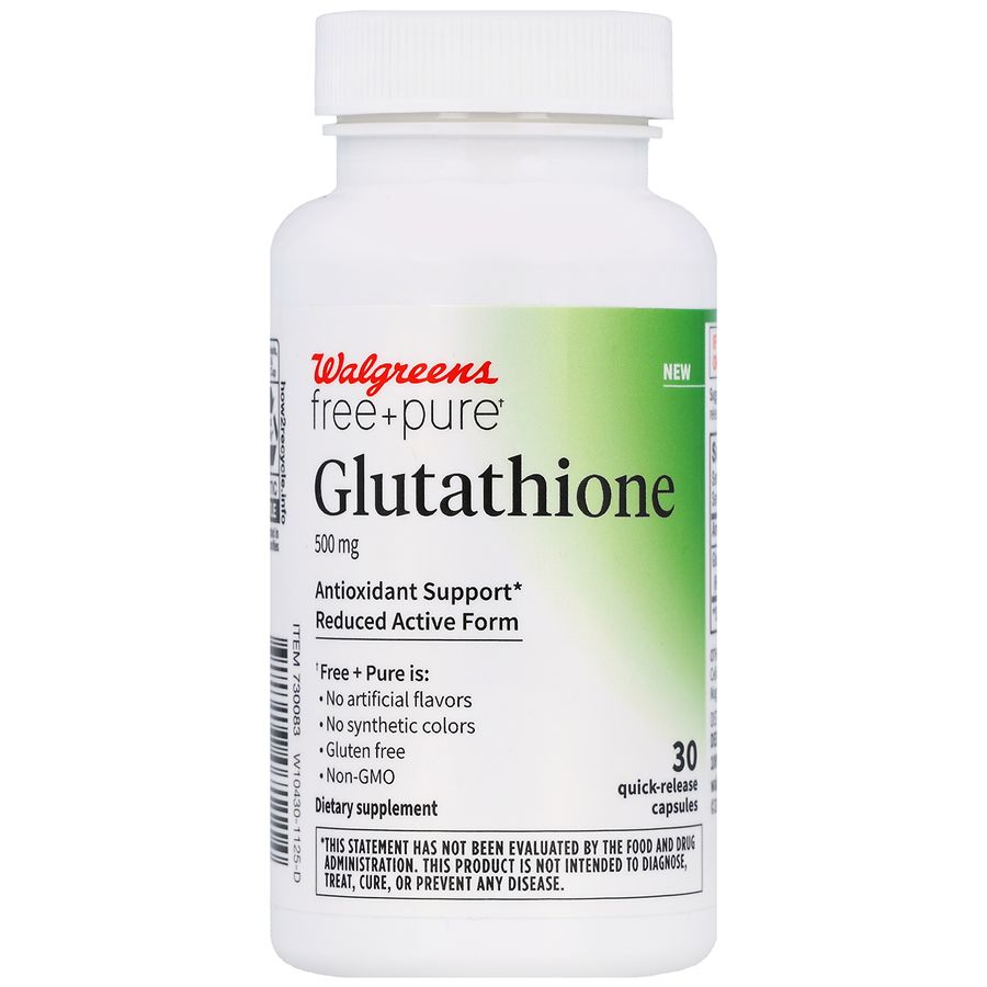 glutathione agarose Luma Nutrition Premium Glutathione Supplement - 500mg - L-Glutathione - Antioxidant Support - Reduced - Liver Support main image 1
