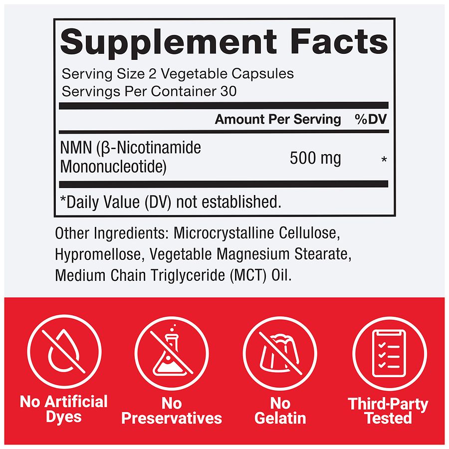 Force Factor NMN Capsules, Longevity & Anti-Aging Formula | Walgreens