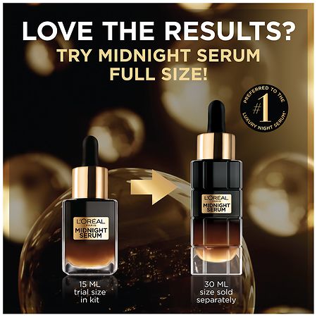 L'Oreal Paris Midnight Cream + Serum Holiday Kit | Walgreens