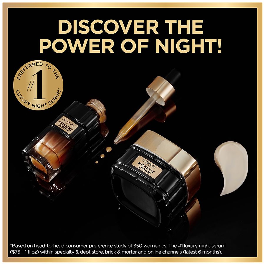L'Oreal Paris Midnight Cream + Serum Holiday Kit | Walgreens