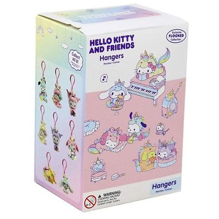 Hello Kitty And Friends Pastel Flocked Blind Hangers
