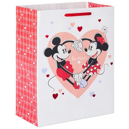 Hallmark Valentine's Day Gift Bag (Disney Mickey and Minnie in Heart)