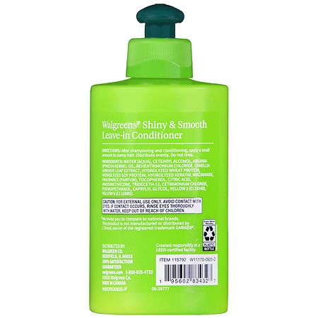 Walgreens Shiny & Smooth Leave-In Conditioner | Walgreens