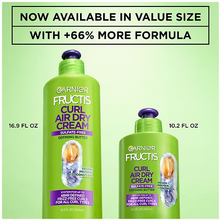 Garnier Fructis Leave-In Curl Air Dry Cream | Walgreens