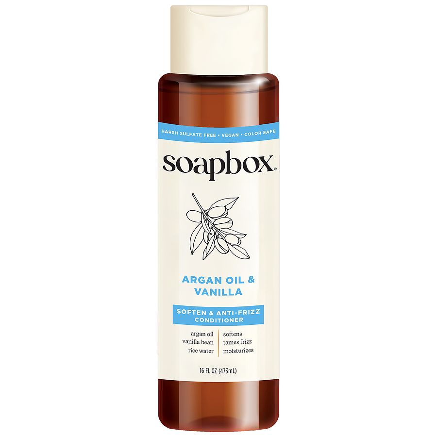 Soapbox Softening & Anti-Frizz Conditioner Argan Oil & Vanilla