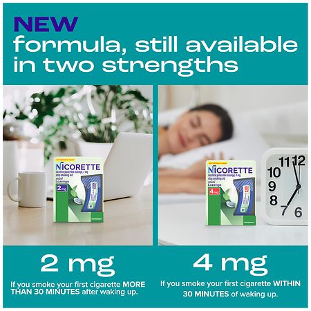Nicorette Mini Nicotine Lozenges Peppermint | Walgreens