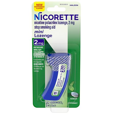 Nicorette Mini Nicotine Lozenges Peppermint