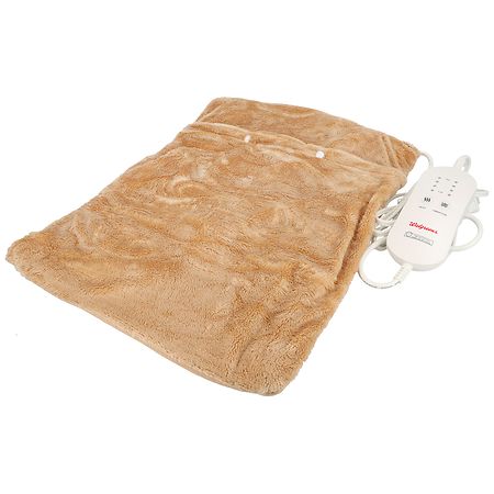 vibrating heating pad walmart Weighted Electric Heating Pad with Massage, 3 Heat Levels & 3 Vibration  Settings for Back Pain, Neck and Shoulders main image 1