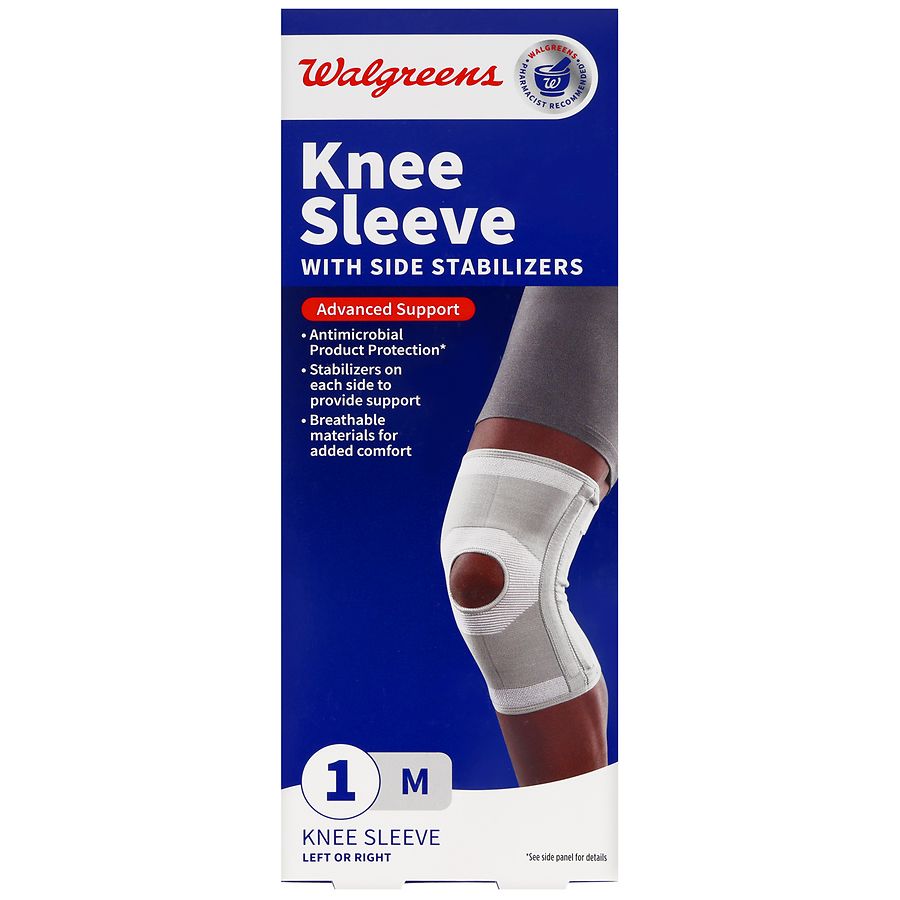 Walgreens Knee Sleeve with Side Stabilizers 0, 0, M 0