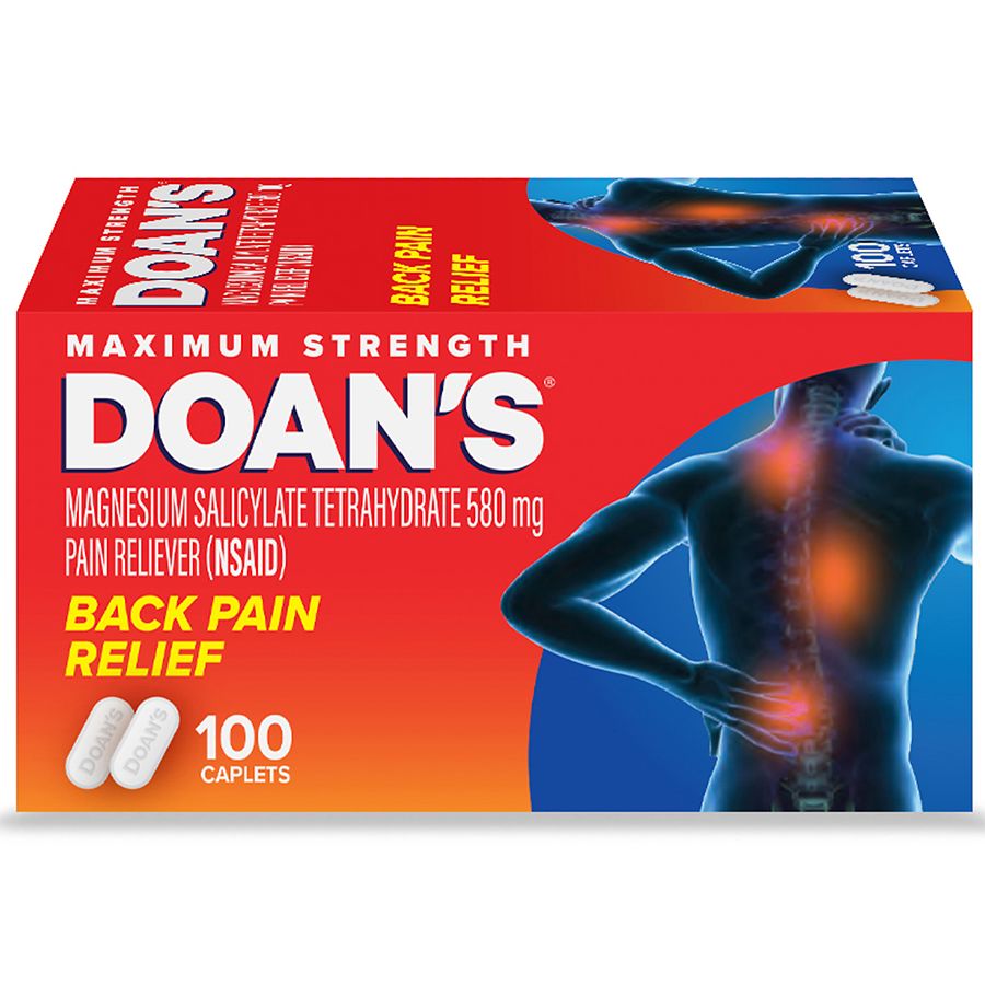 Doan's Maximum Strength Pain Reliever (NSAID) Caplets 0, 0,