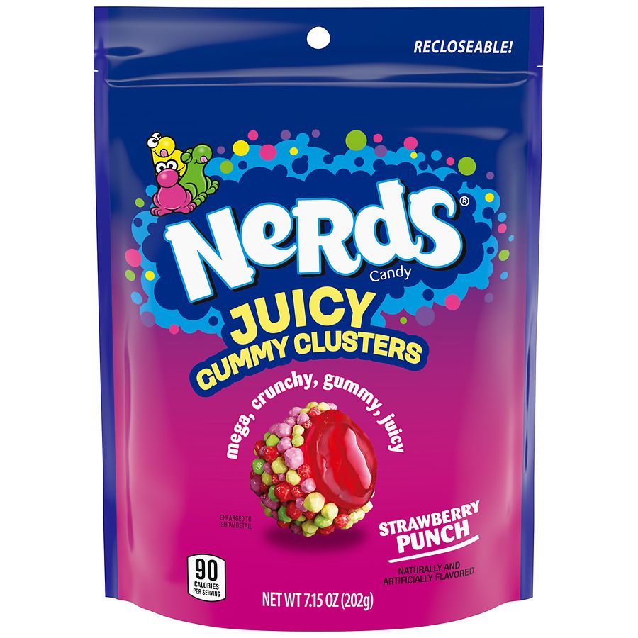 Nerds Gummy Clusters Juicy Clusters Strawberry Punch