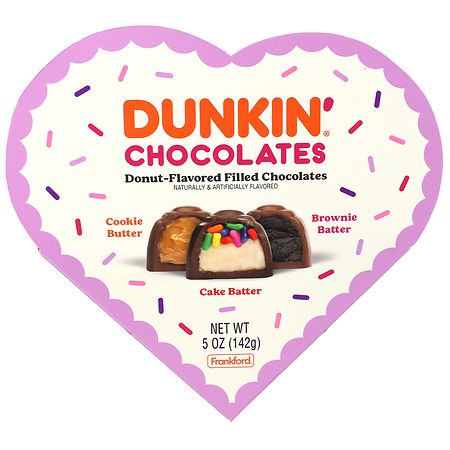 Dunkin' Chocolate Heart Box