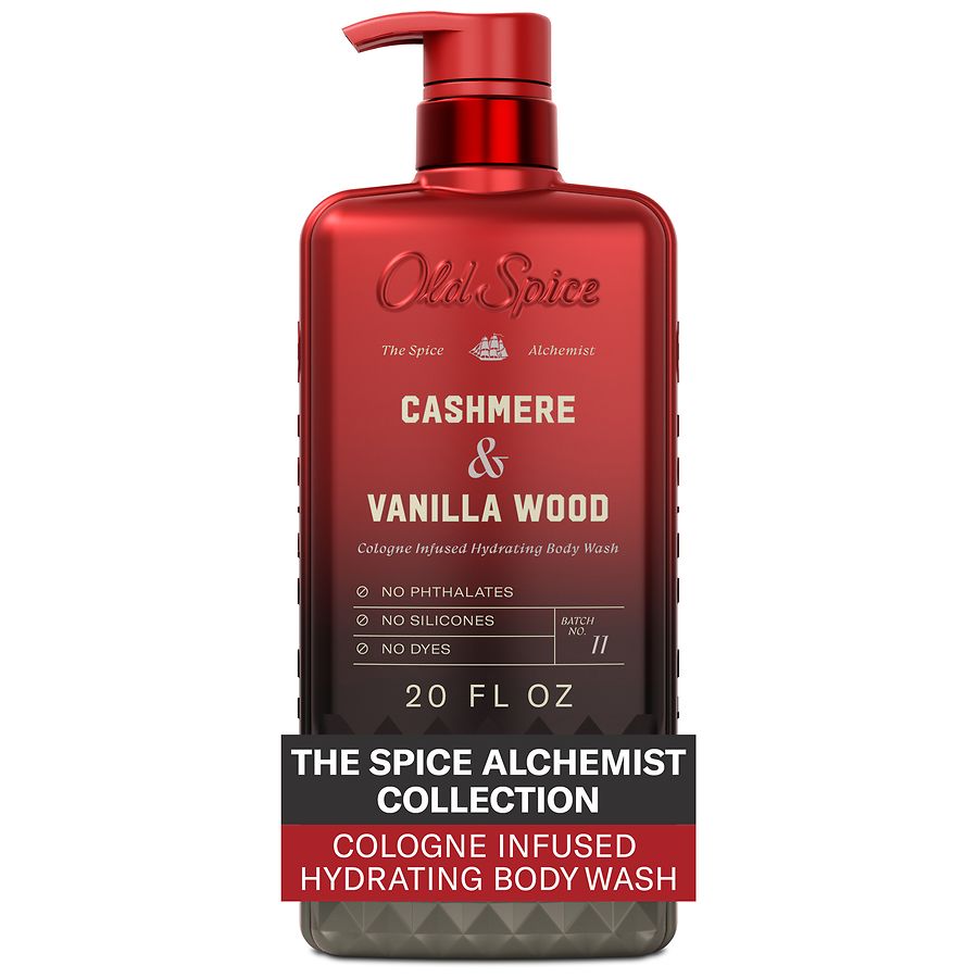 Old Spice Body Wash for Men, The Spice Alchemist Collection Cashmere & Vanilla Wood