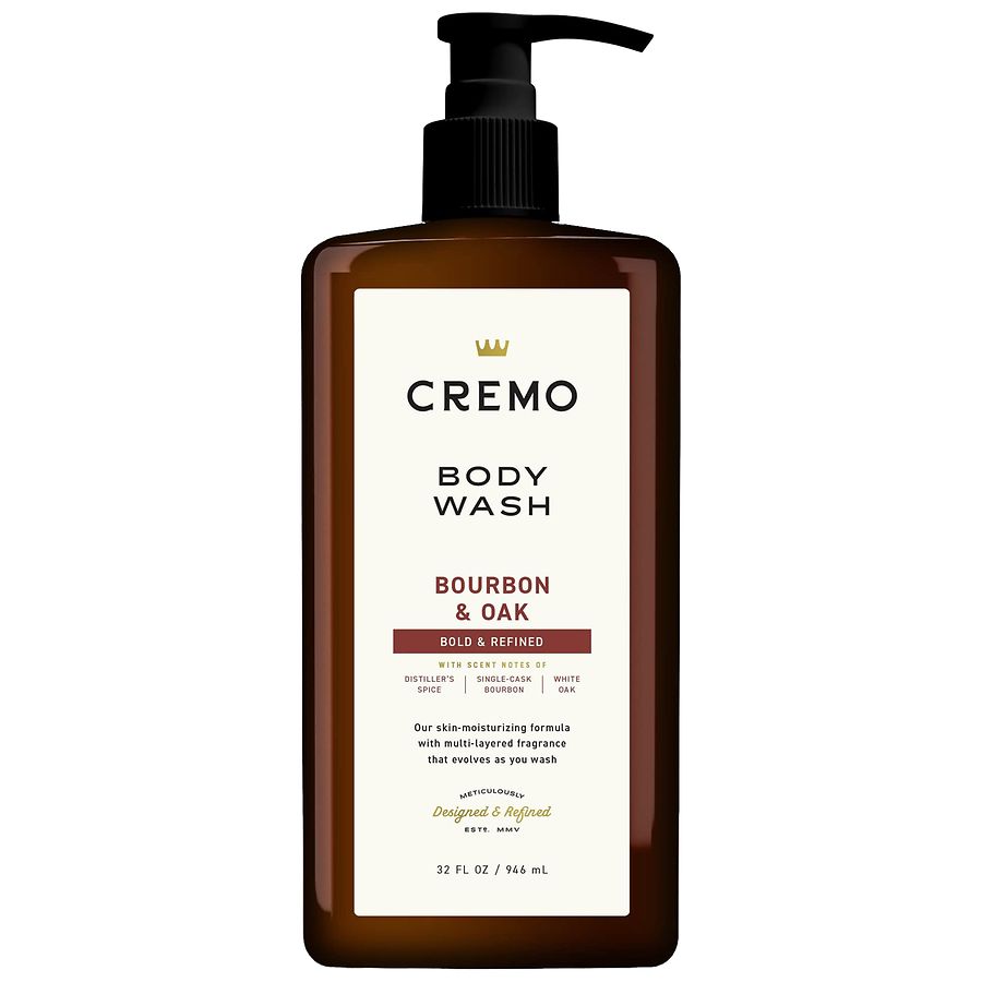 Cremo Body Wash Bourbon & Oak