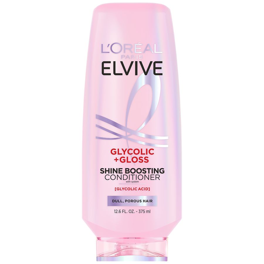 L'Oreal Paris Elvive Glycolic + Gloss Shine Boosting Conditioner for Dull, Porous Hair