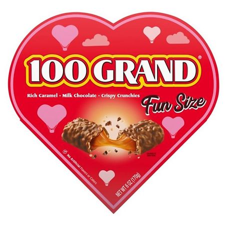 100 Grand Chocolate Heart Box