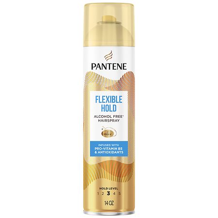 Pantene Flexible Hold Alcohol-Free Hairspray, Level 3