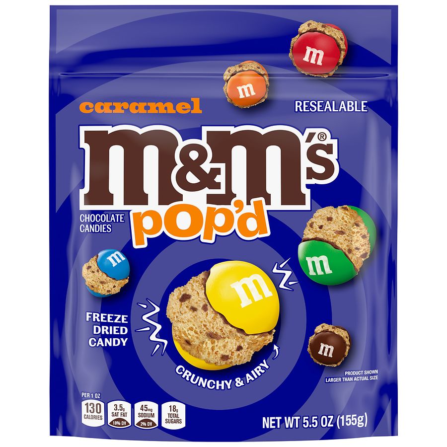 M&M's Milk Chocolate Crunchy Colorful Freeze-Dried Candy