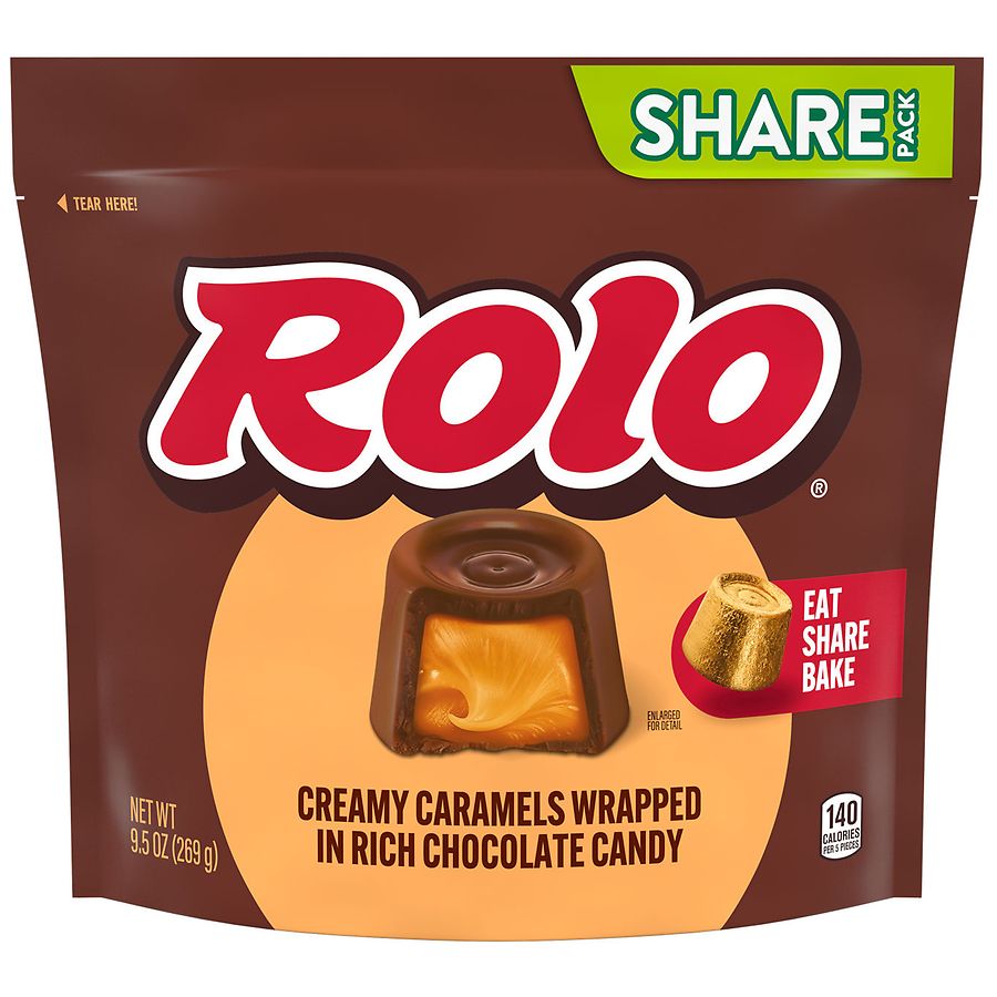 Rolo Rich Chocolate Caramels Candy Share Pack