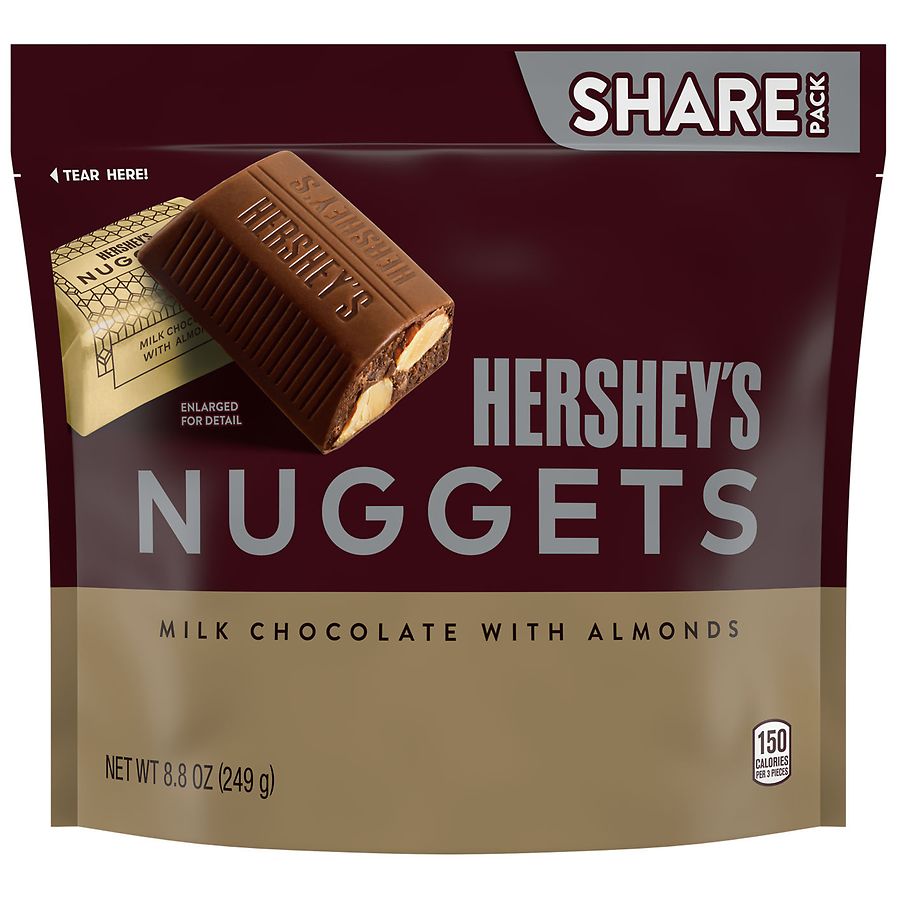 HERSHEY'S NUGGETS Milk Chocolate with Almonds Candy