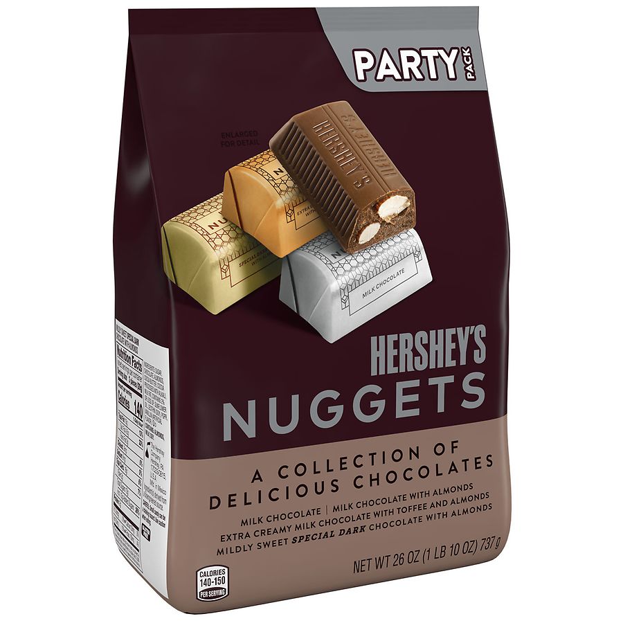 HERSHEY'S NUGGETS Assorted Chocolate Candy Party Pack Assorted
