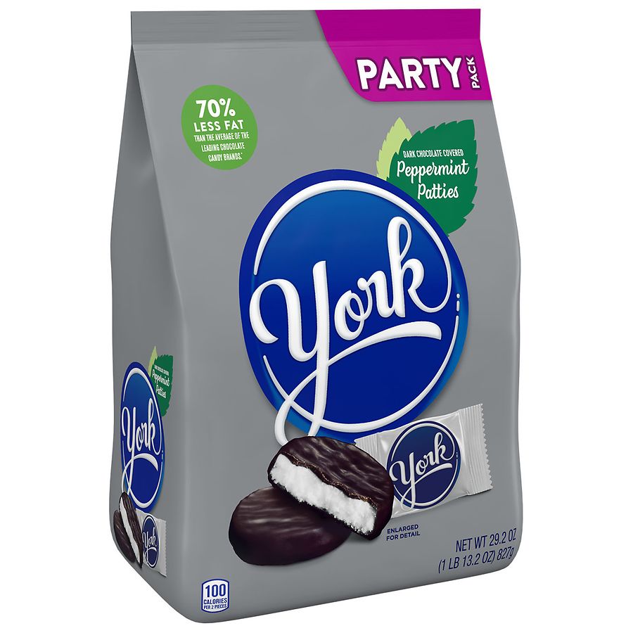 YORK Dark Chocolate Peppermint Patties Candy