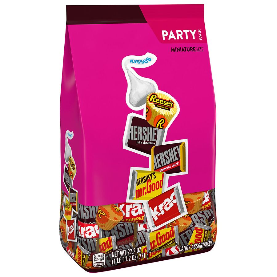 HERSHEY'S Miniature Size Candy Party Pack