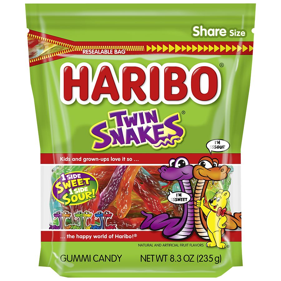 Haribo Twin Snakes Gummi Candy