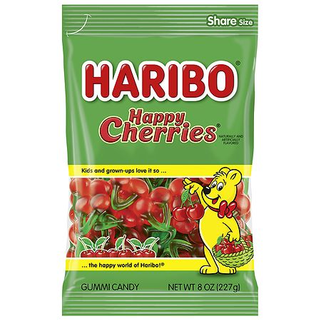 Haribo Happy Cherries Gummi Candy Bag