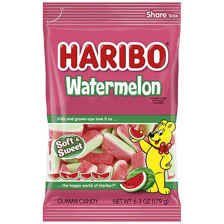 Haribo Watermelon Gummi Candy Watermelon