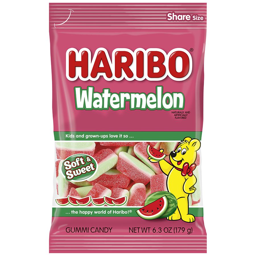 Haribo Watermelon Gummi Candy Watermelon