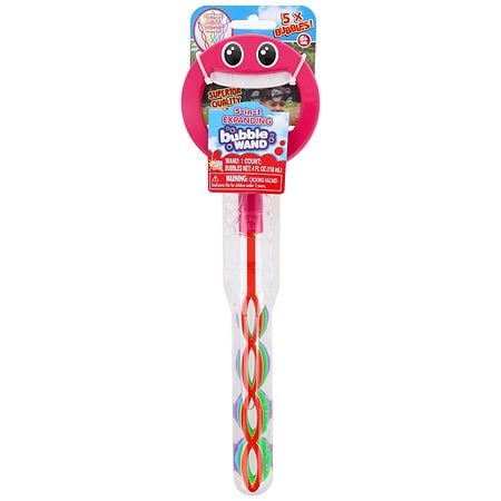 Bring On The Sun 5-in-1 Expanding Bubble Wand Pink