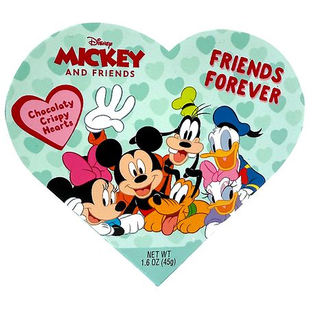 Disney Mickey And Minnie Crispy Chocolaty Hearts