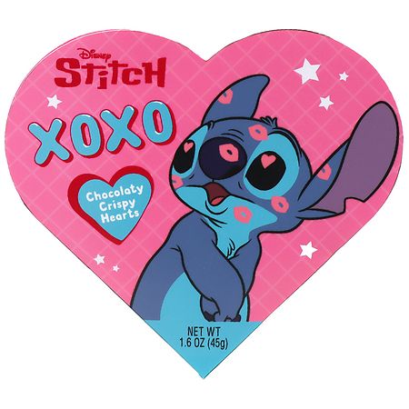 Disney Stitch Crispy Chocolatey Hearts