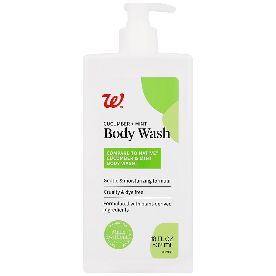 Walgreens Body Wash Cucumber + Mint