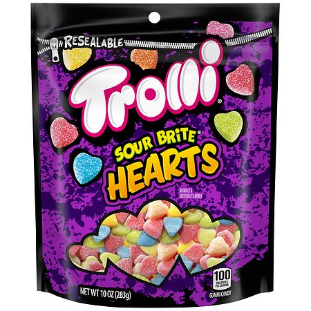 Trolli Sour Brite Gummy Hearts - 10.0 OZ