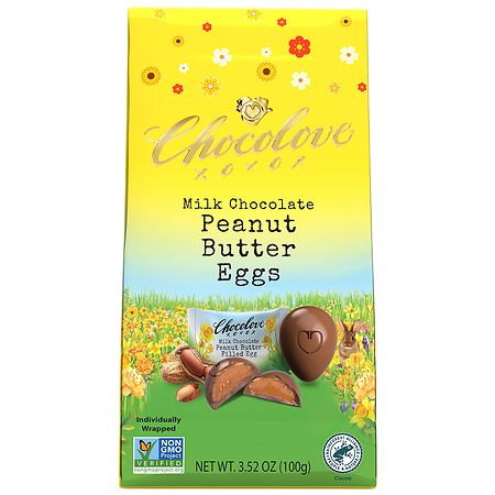 Chocolove Milk Chocolate Peanut Butter Eggs
