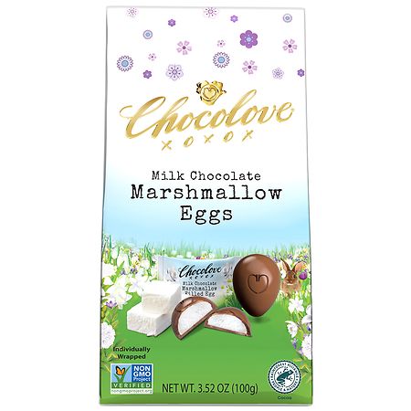 Chocolove Milk Chocolate Marshmallow Eggs