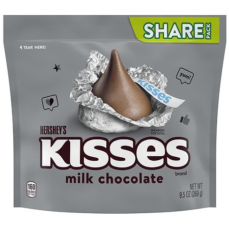 Kisses Milk Chocolate Candy