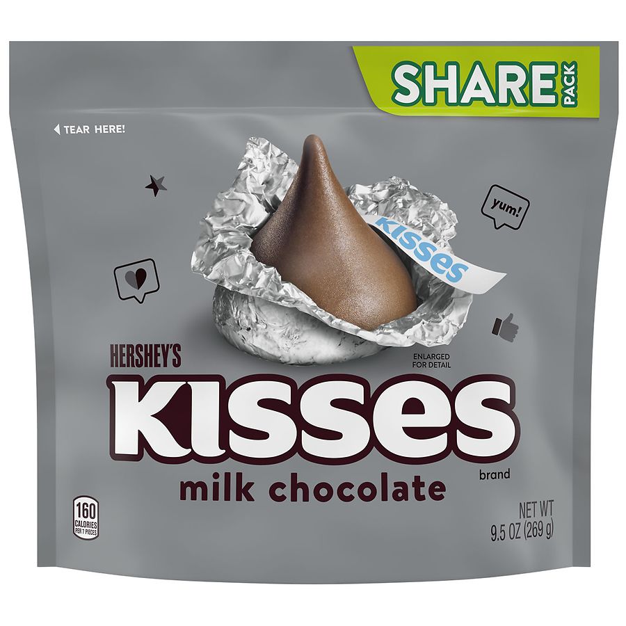 Kisses Milk Chocolate Candy