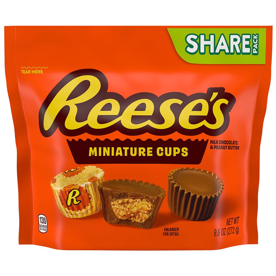 REESE'S Miniature Milk Chocolate Peanut Butter Cup Candy
