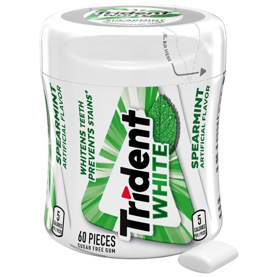 Trident Sugar Free Chewing Gum Spearmint