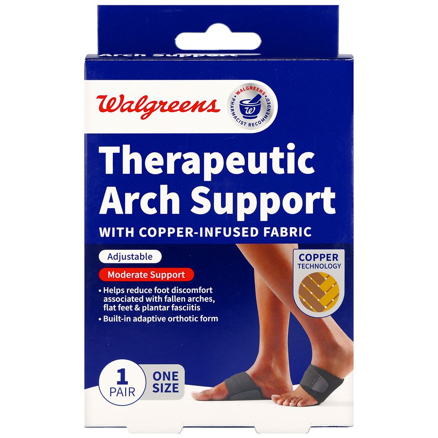 Walgreens Therapeutic Arch Support with Copper-Infused Fabric One Size