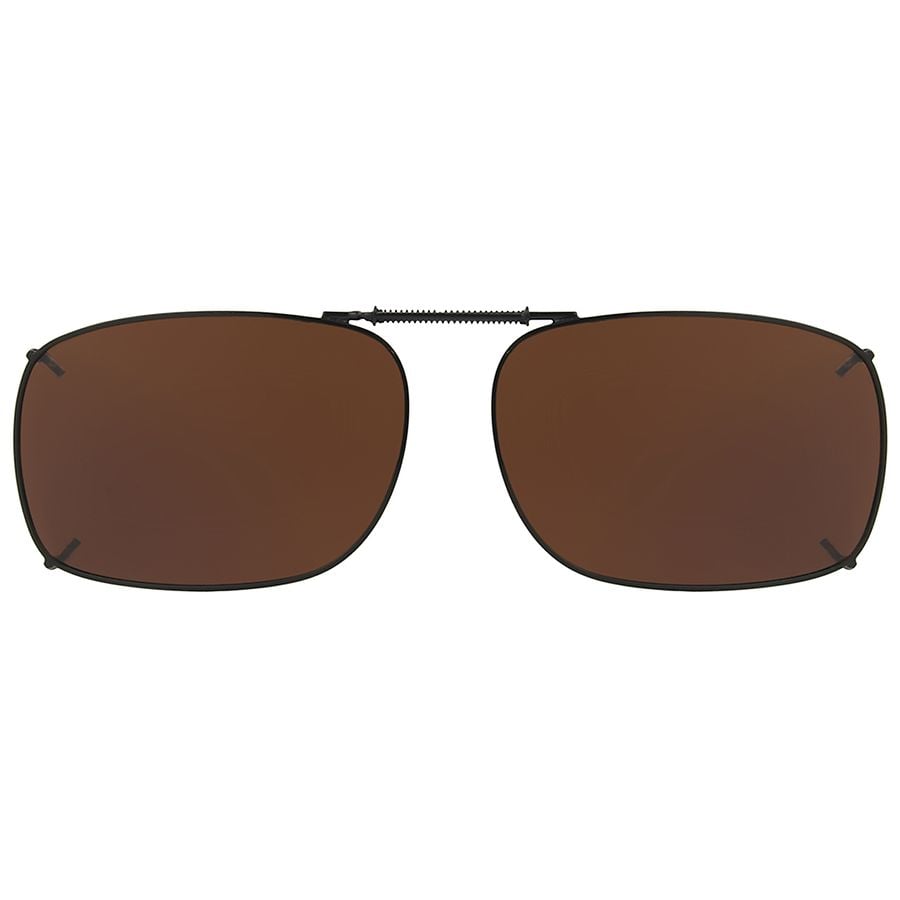 Foster Grant Clip-On Sunglasses Brown