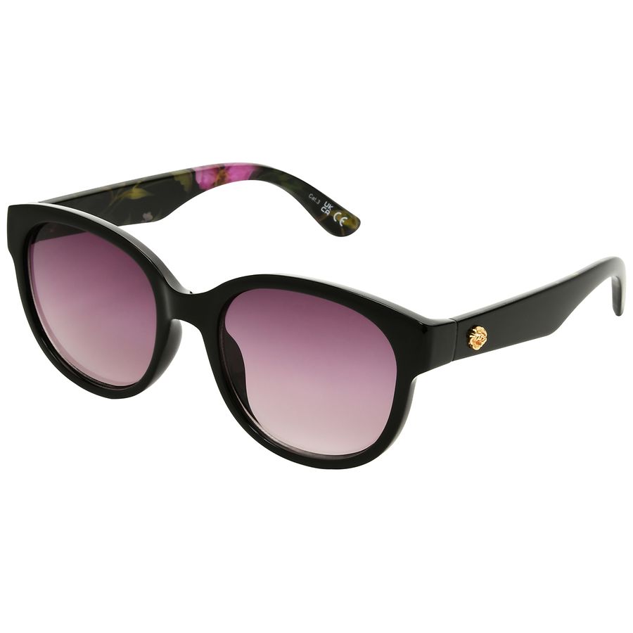 Foster Grant Pink Polarized Sunglasses Black